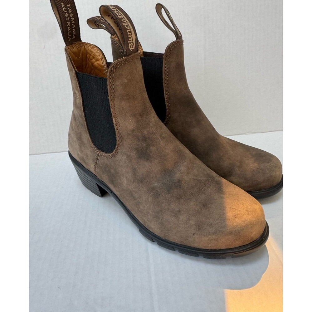 NEW Blundstone Womens Chelsea Boots Size 6.5 Brown Nubuck